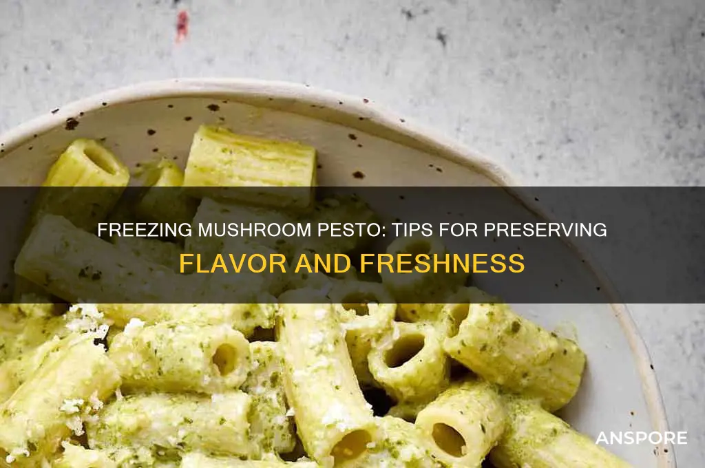can mushroom pesto be frozen