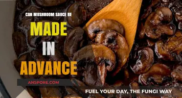 Prep Ahead: Making Mushroom Sauce in Advance for Easy Meals