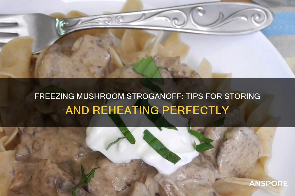 can mushroom stroganoff be frozen