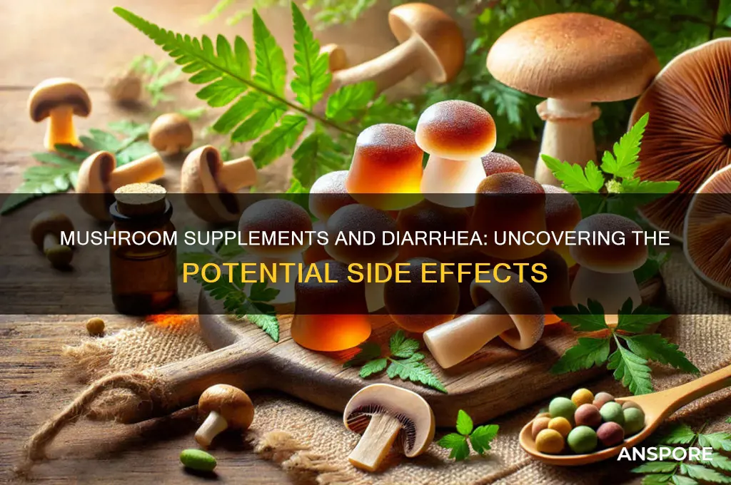 can mushroom supplements cause diarrhea
