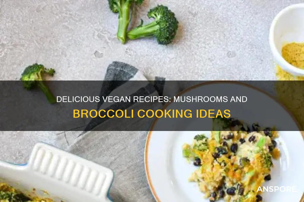 can mushrooms and broccoli vegan recipes