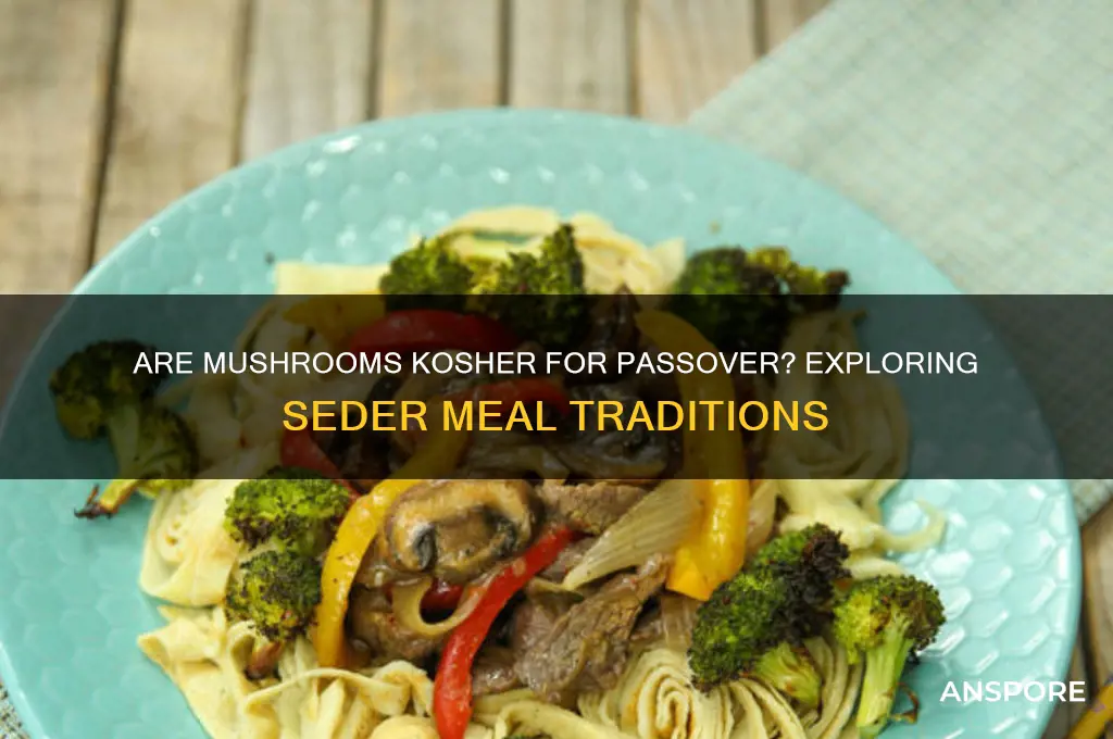 can mushrooms be eaten on passover