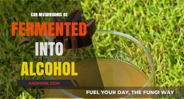 Fermenting Mushrooms: Unlocking Alcohol Potential in Fungi