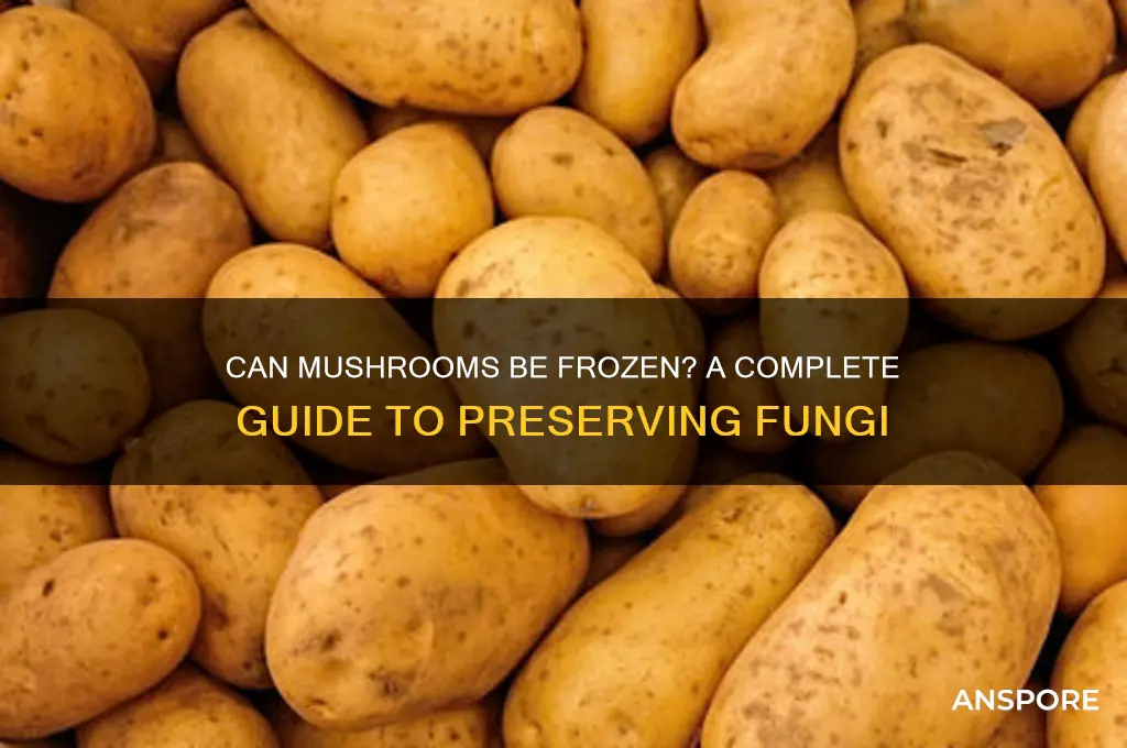 can mushrooms be frooze