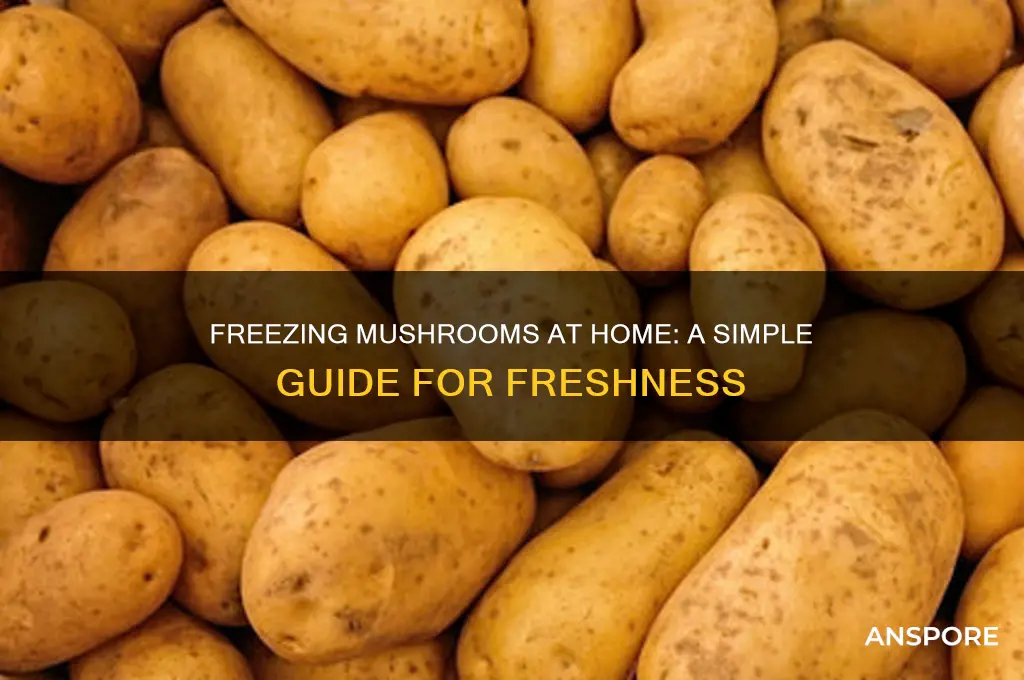 can mushrooms be frozen at home