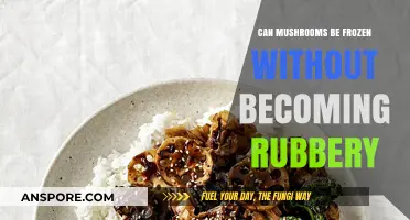 Freezing Mushrooms: Avoiding Rubberiness for Perfect Texture Every Time