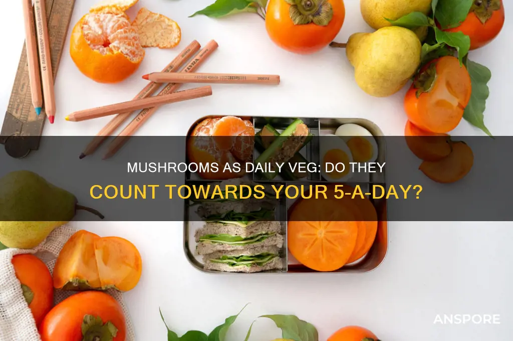 can mushrooms be one of your 5 a day