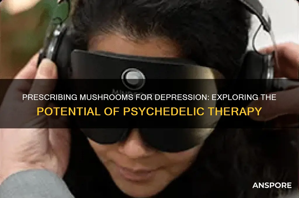 can mushrooms be prescribed for depression