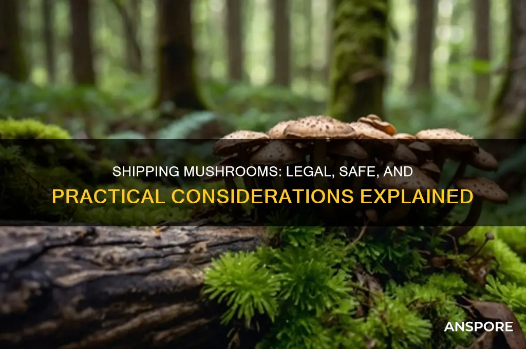 can mushrooms be shipped