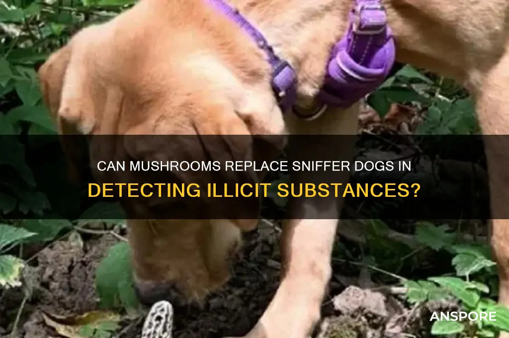 can mushrooms be sniffer dogs smell