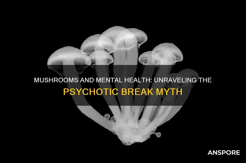 can mushrooms cause a psychotic break