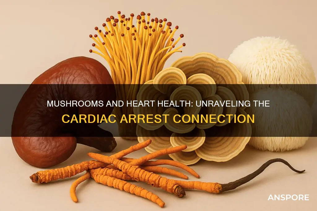 can mushrooms cause cardiac arrest