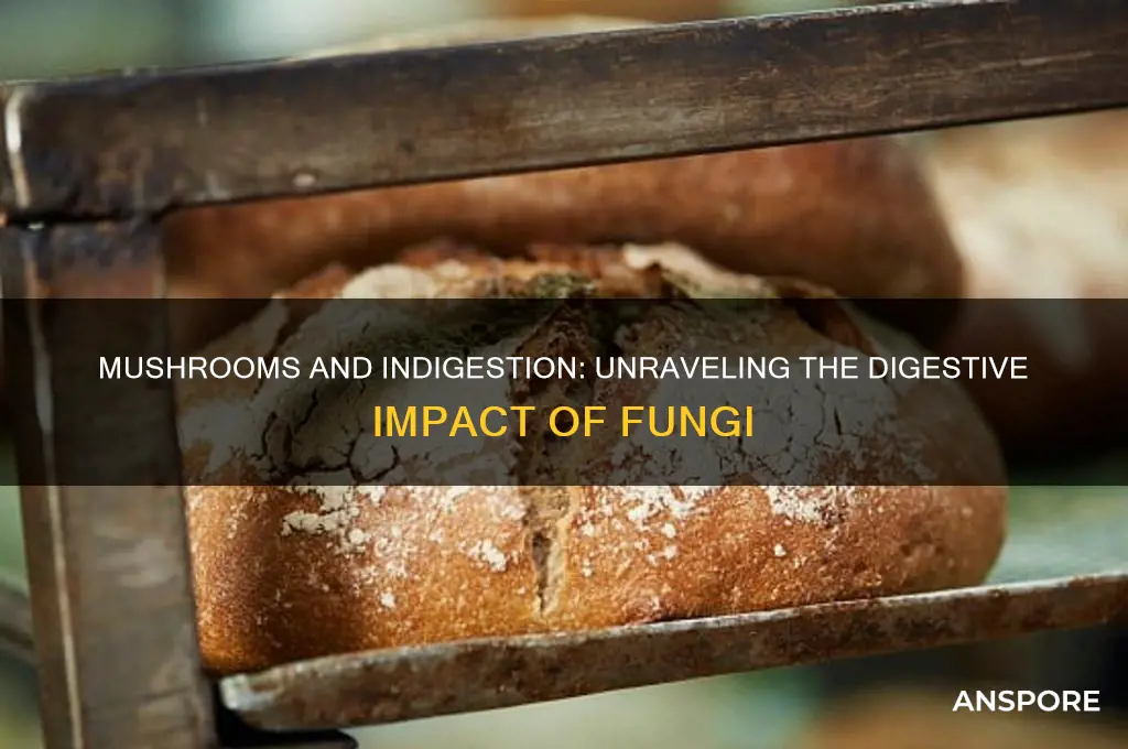 can mushrooms cause indigestion