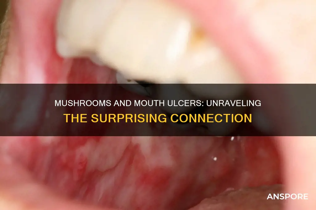 can mushrooms cause mouth ulcers