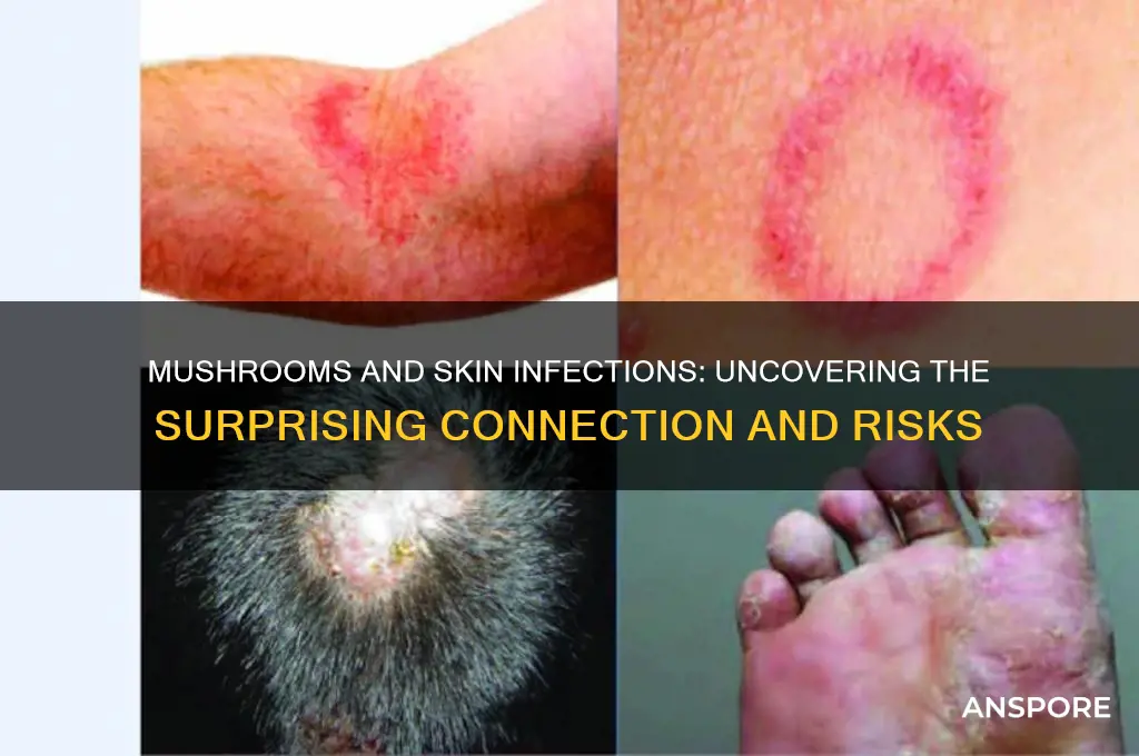can mushrooms cause skin infections