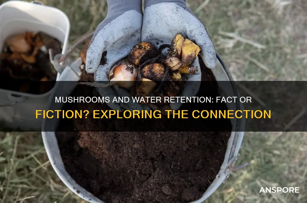 can mushrooms cause water retention
