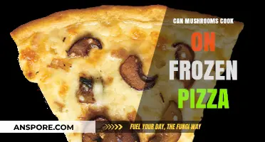 Frozen Pizza Hack: Cooking Mushrooms Directly on Your Pizza