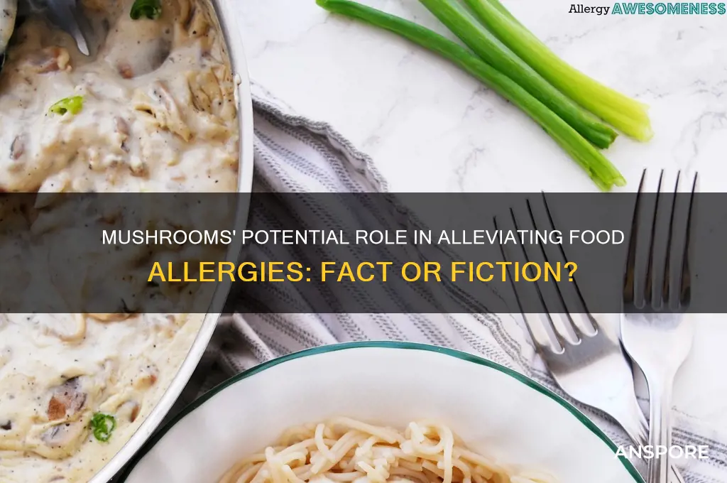 can mushrooms cure food allergies
