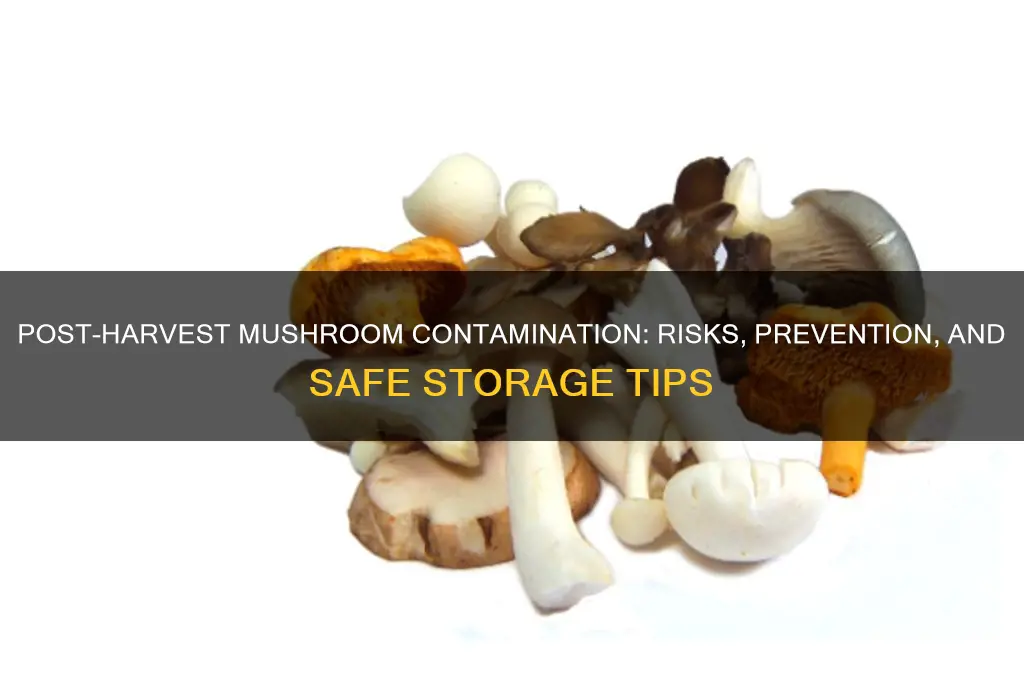 can mushrooms get contamination after harvest