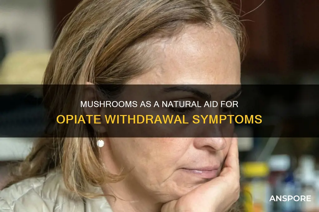 can mushrooms help opiate withdrawal
