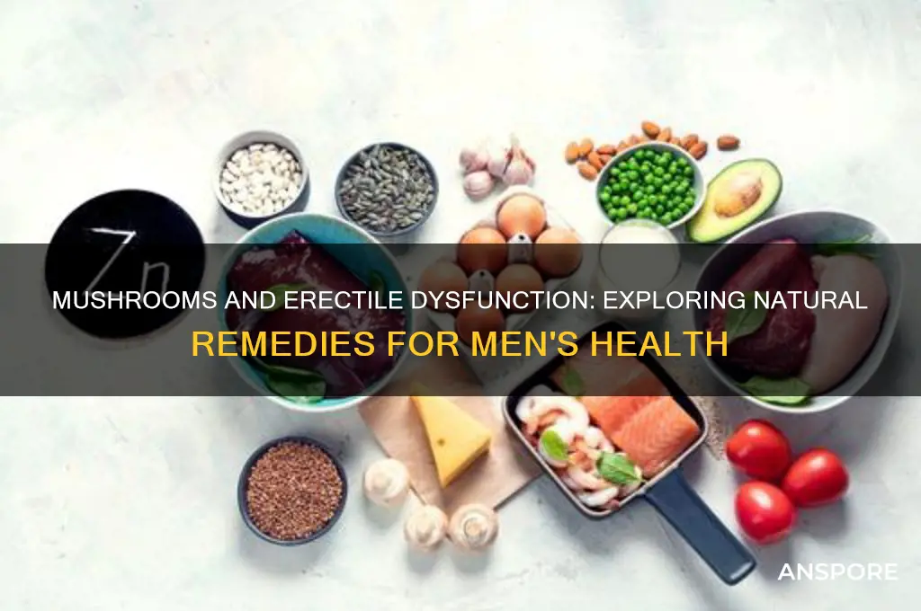 can mushrooms help with erectile dysfunction