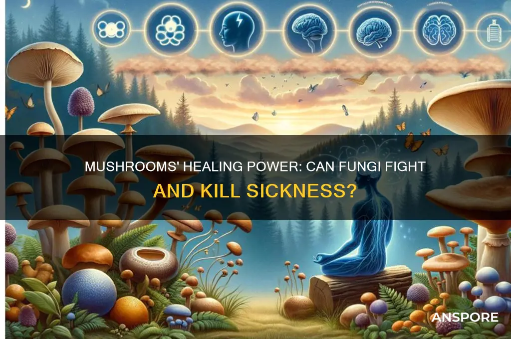 can mushrooms kill sickness