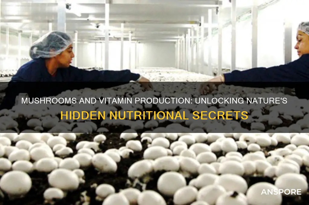 can mushrooms make vitamin