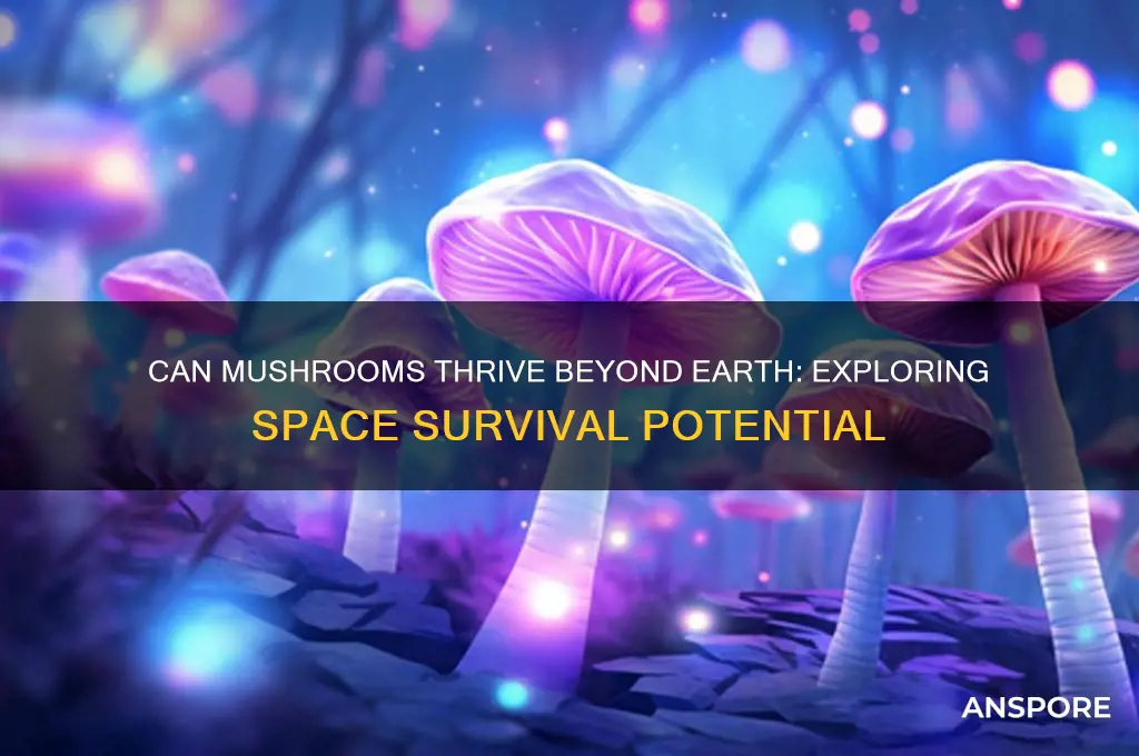 can mushrooms survive in space