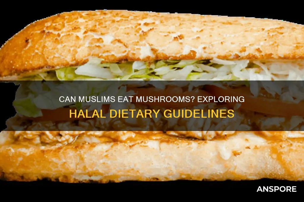 can muslims eat mushrooms