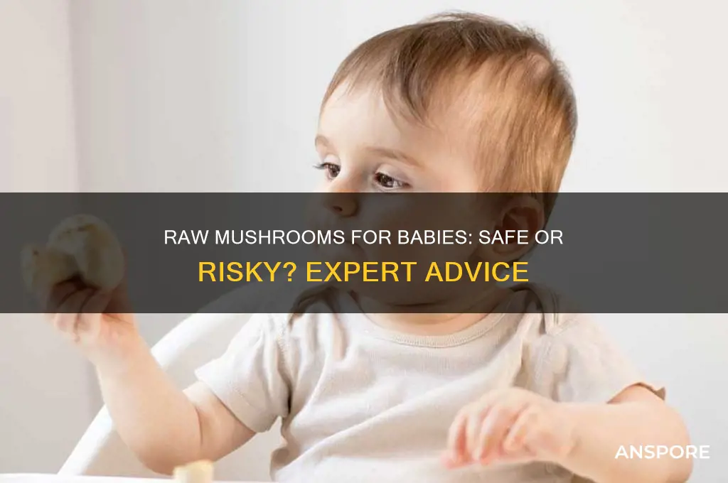 can my baby eat raw mushrooms