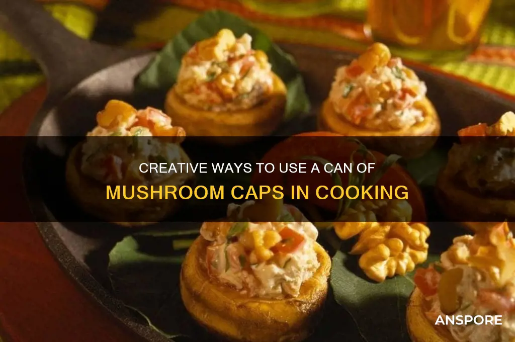 can of mushroom caps