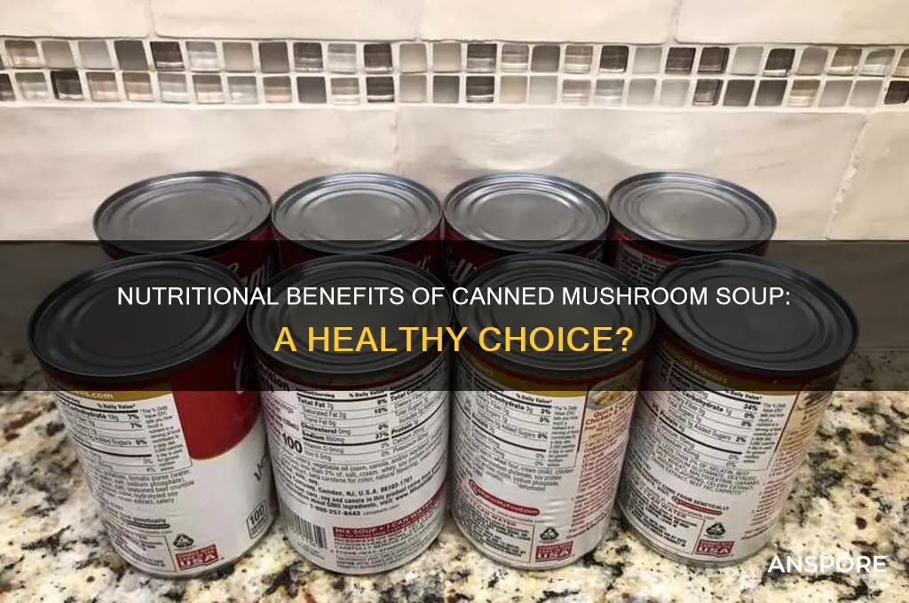 can of mushroom soup nutrition