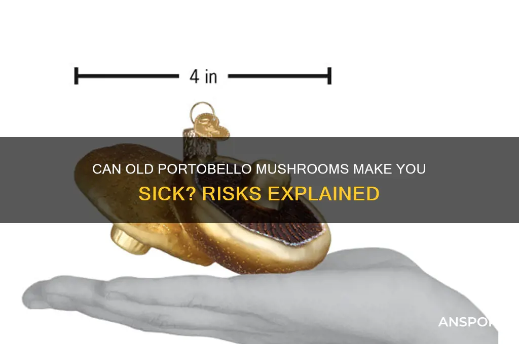 can old portobello mushrooms make you sick