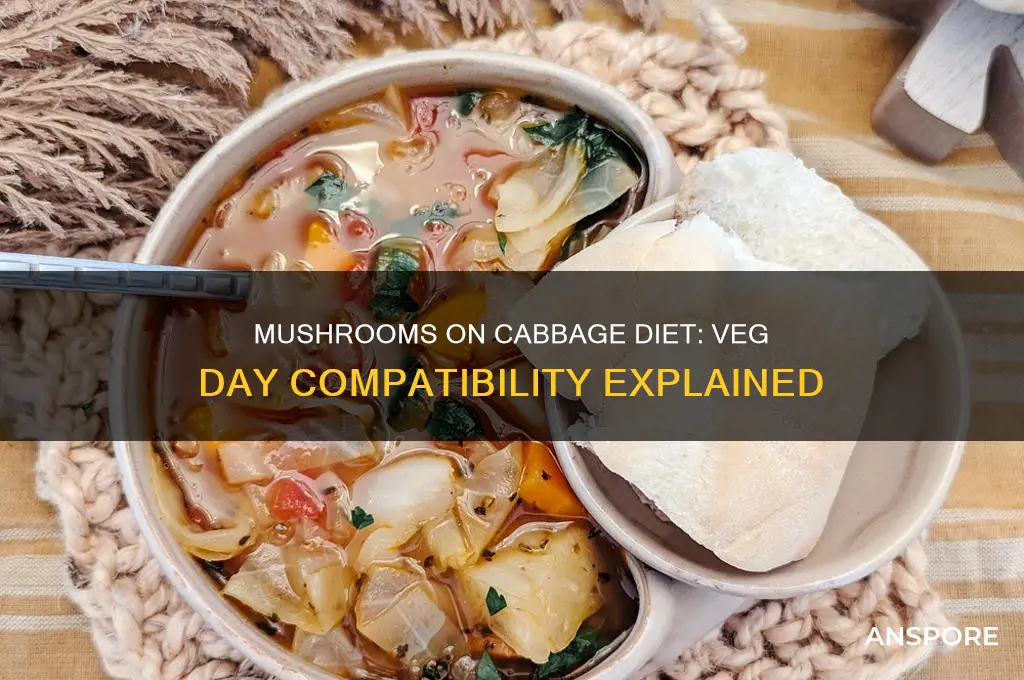 can ou have mushrooms on cabbage diet for veg day