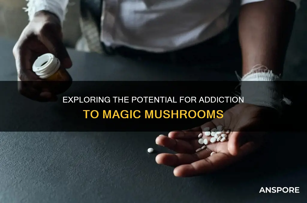 can people become addicrted to magic mushrooms