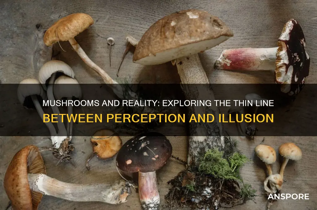 can people lose touch with reality on mushrooms