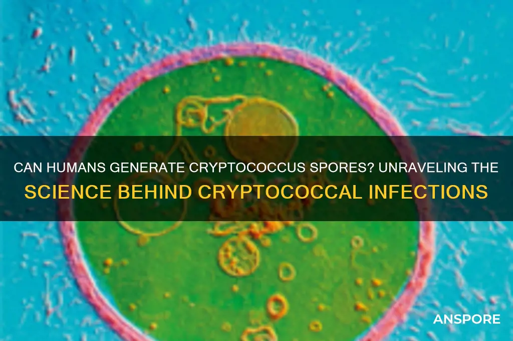 can people produce the cryptococcosis spore