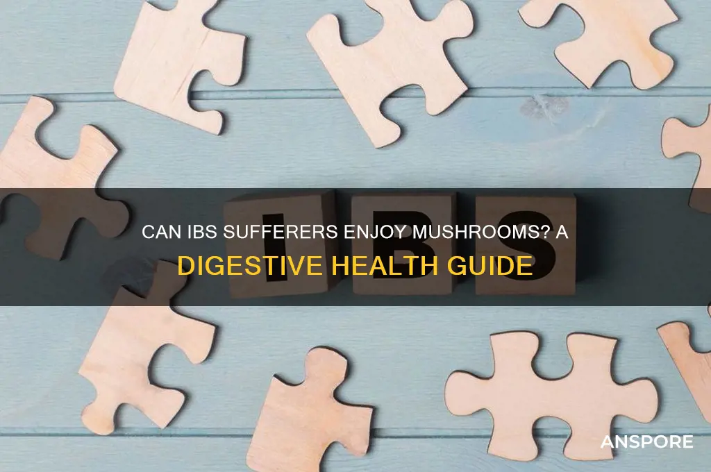 can people with ibs eat mushrooms