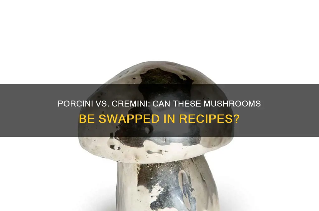 can porcini mushrooms be used instead of cremini mushrooms