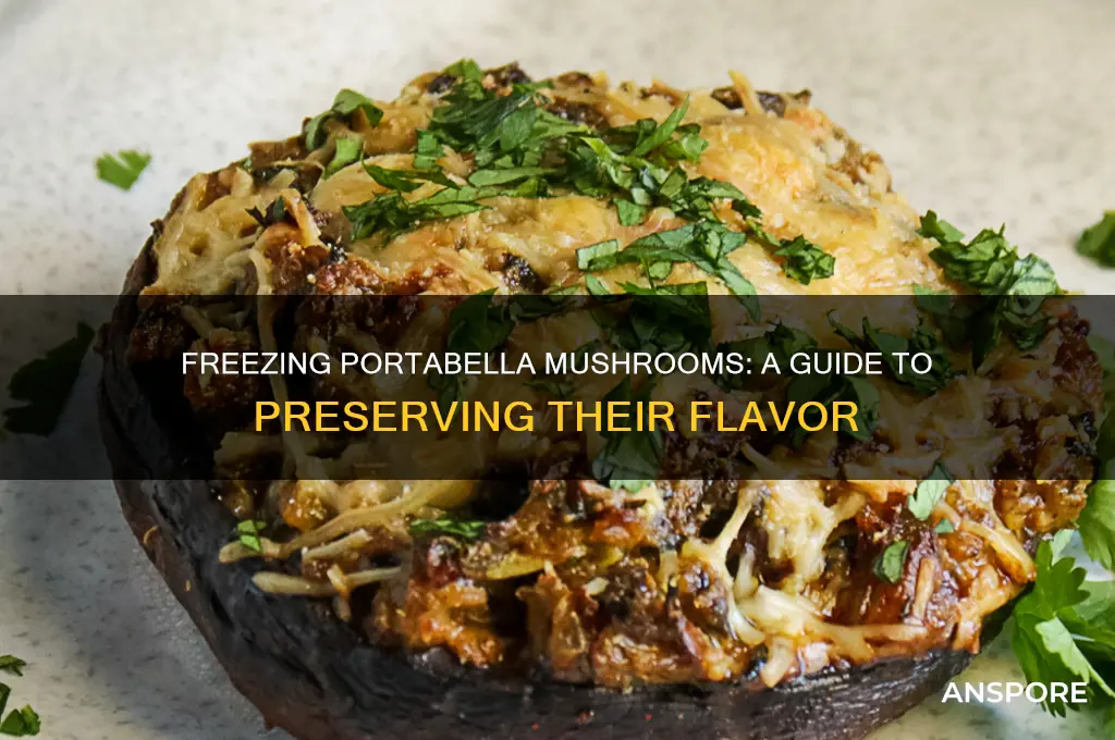 can portabella mushrooms be frozen