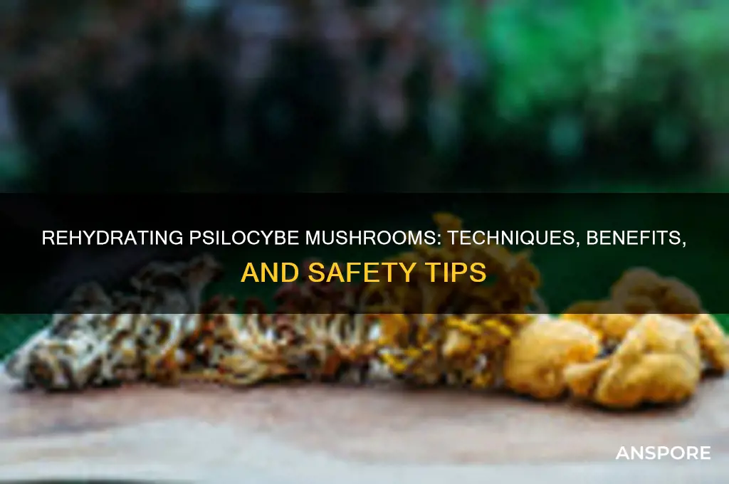 can psilocybe mushrooms be rehydrated