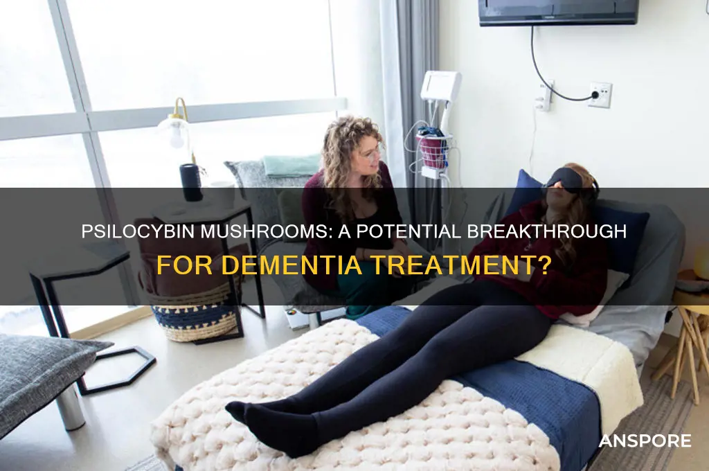 can psilocybin-containing mushrooms help with demensha