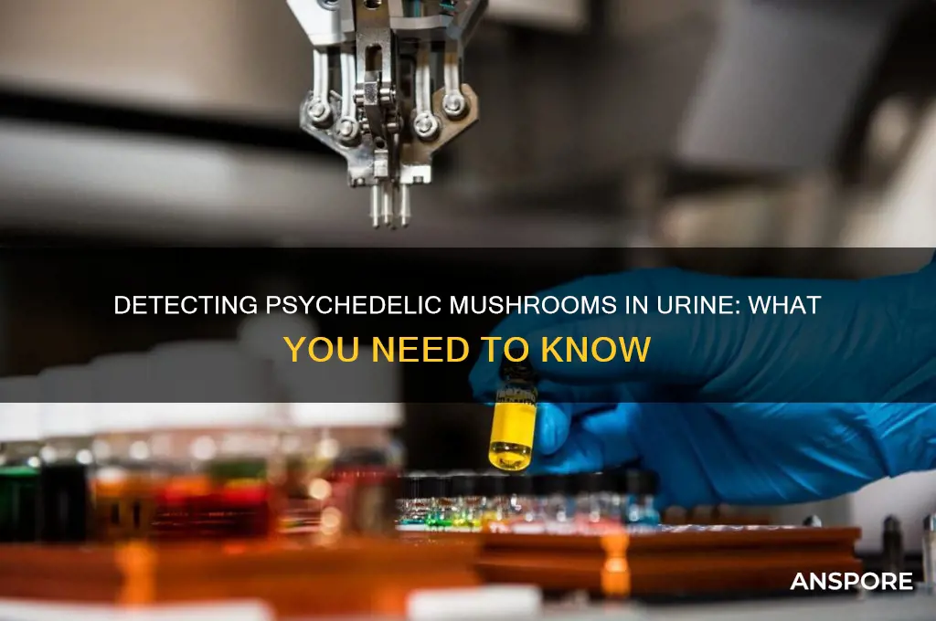 can psychedelic mushrooms be detected in urine