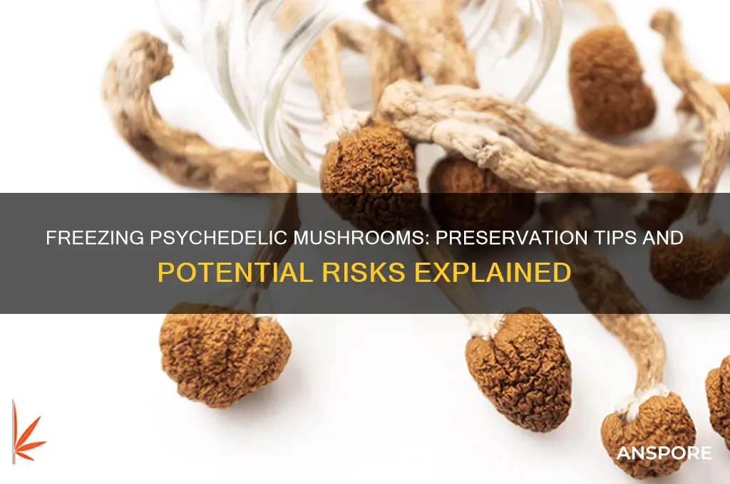 can psychedelic mushrooms be frozen