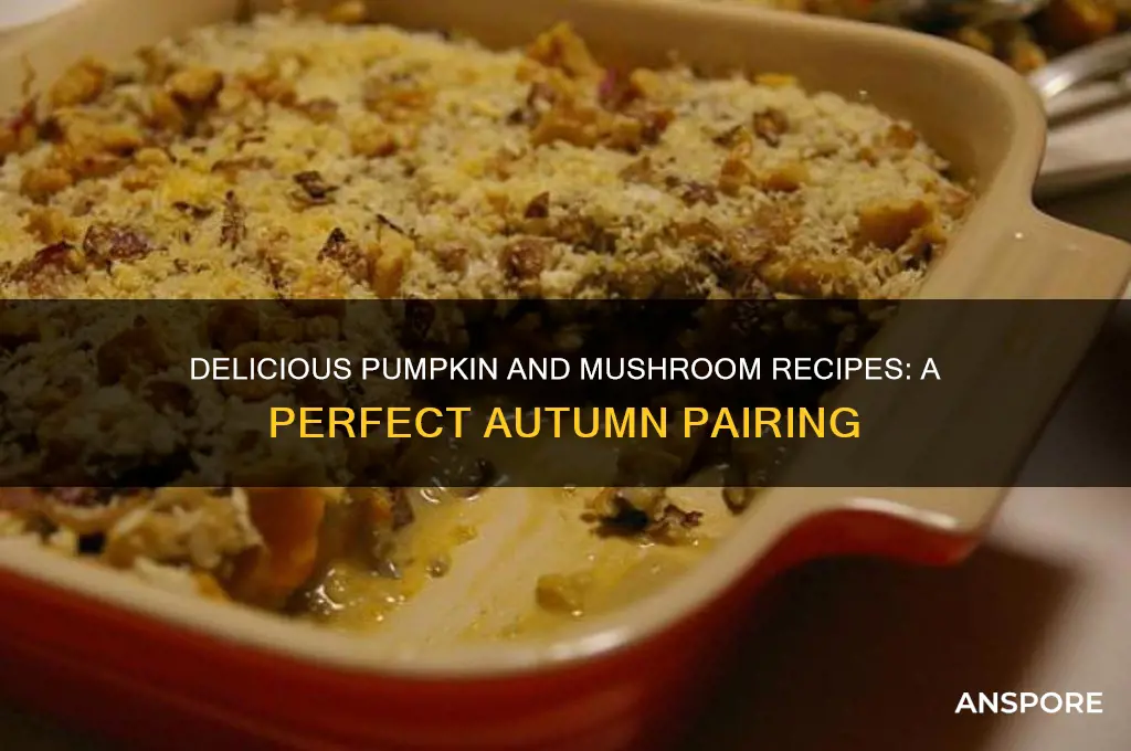 can pumpkin cooked with mushroom