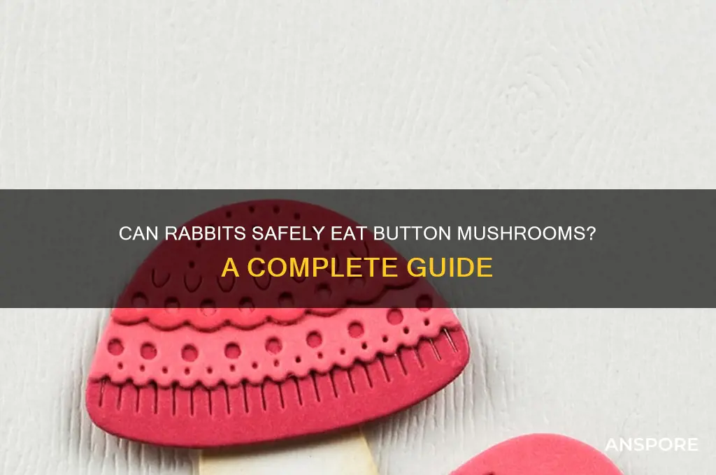can rabbits eat button mushrooms