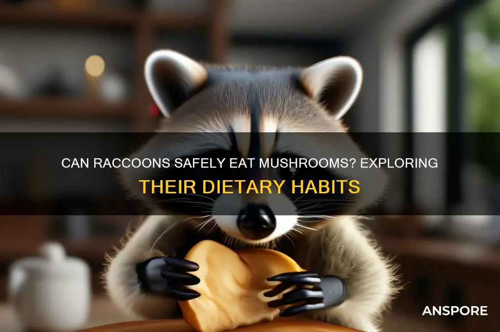 can raccoons eat mushrooms