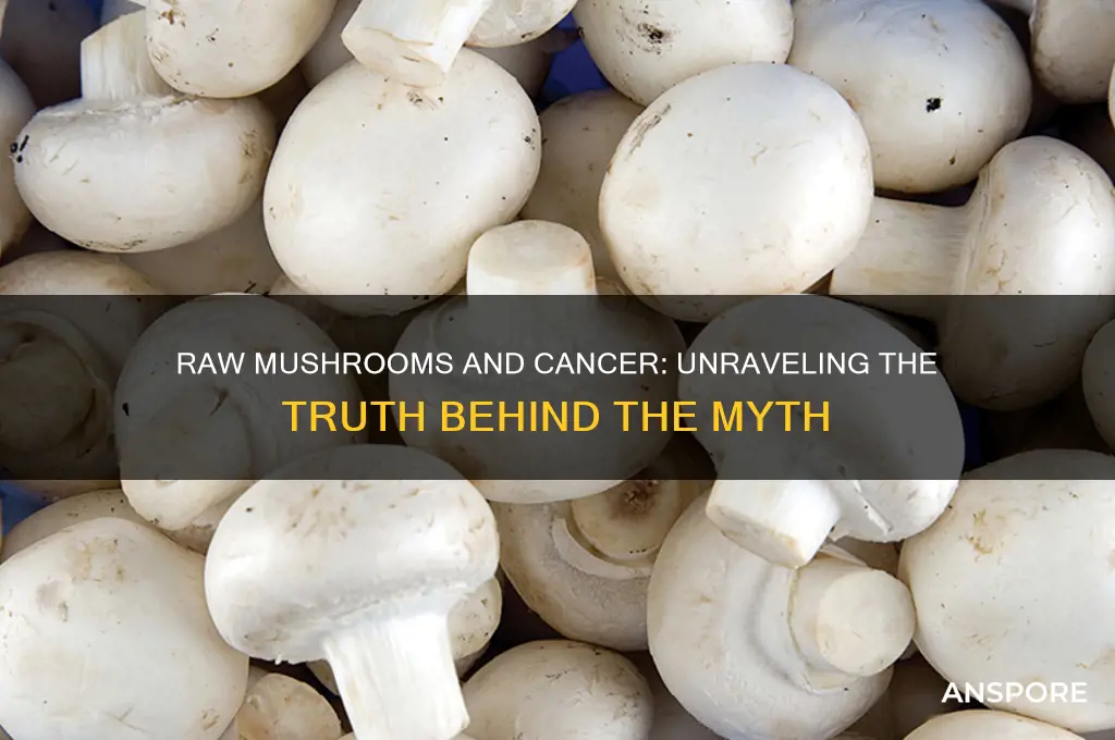 can raw mushrooms cause cancer