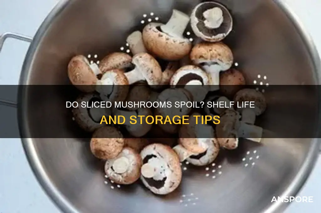 can sliced mushrooms go bad