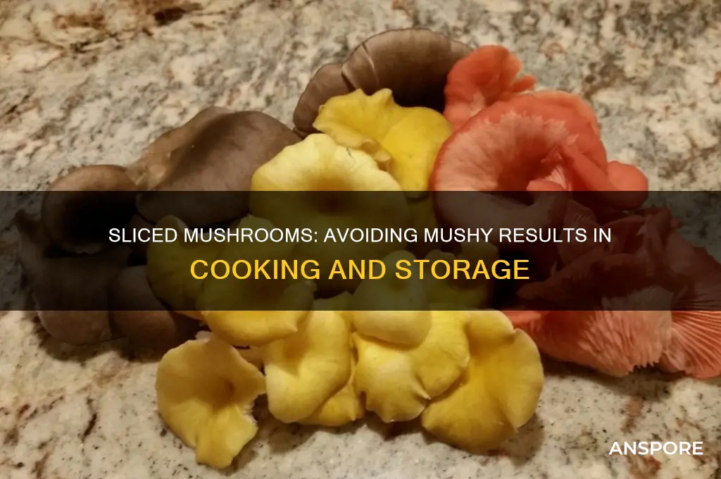 can sliced mushrooms make mushy mush